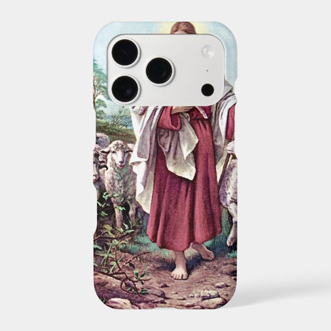 Jesus, the Good Shepherd Iphone Case (Back)