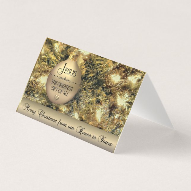 Jesus - The Greatest Gift of All - Blank (Front)