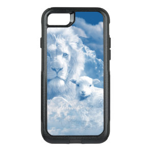 JESUS THE LAMB AND JESUS THE LION OtterBox COMMUTER iPhone SE/8/7 CASE