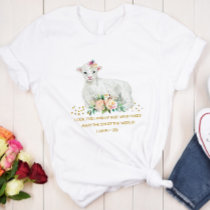 Jesus, the Lamb of God Customizable T-Shirt