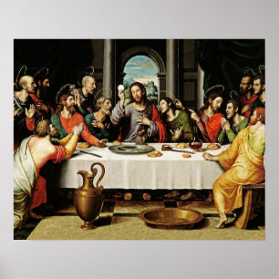 Jesus The Last Supper Poster - Ultima Cena