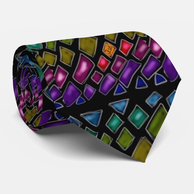 Jesus the Light of the World Neck Tie (Rolled)