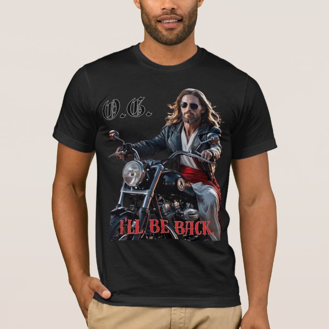 Jesus the O.G. - Motorcycle Faith Tee | DayPray (Front)