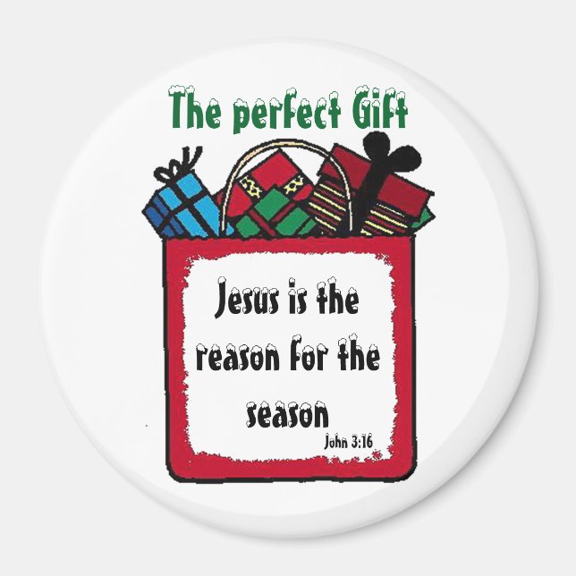 Jesus The perfect Gift Customize It Magnet (Front)