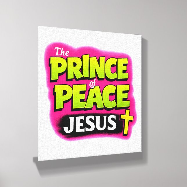 JESUS - The Prince of Peace - Christian Canvas Photo Tile (Angled)