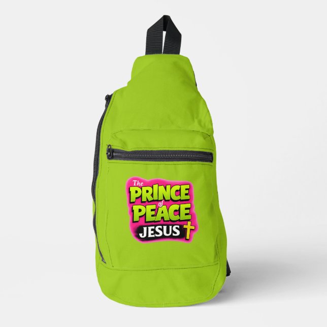 JESUS - The Prince of Peace - Christian Sling Bag (Front)