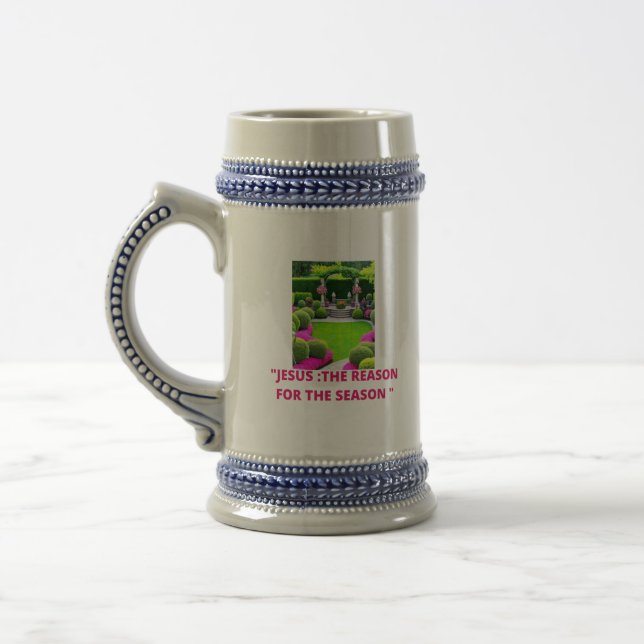Jesus : the reason for the season beer stein (Left)