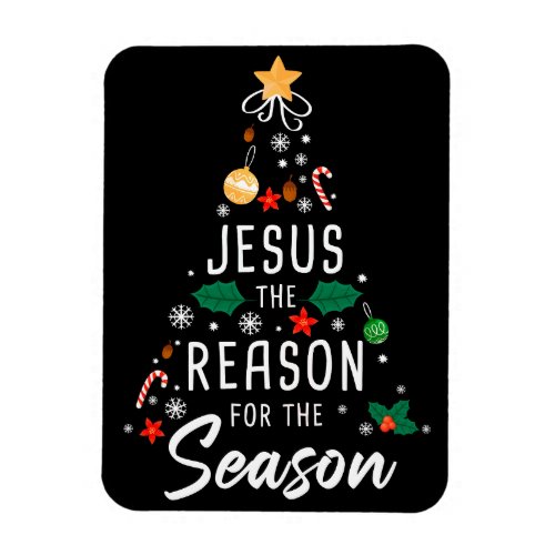 Jesus The Reason For The Season  Christmas Faith  Magnet