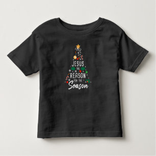 Jesus The Reason For The Season – Christmas Faith Toddler T-shirt