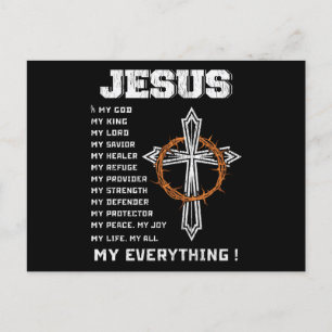 Jesus The Reason The Season Christian Christmas Postcard