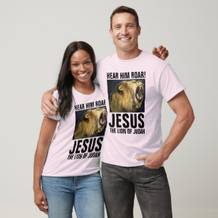 JESUS THE ROARING LION OF JUDAH,  T-SHIRTS