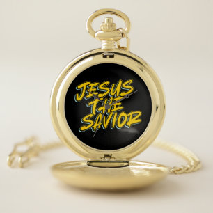 JESUS THE SAVIOR POCKET WATCH