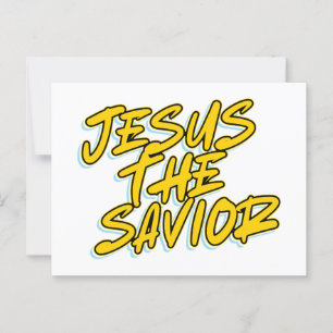 JESUS THE SAVIOR POSTCARD
