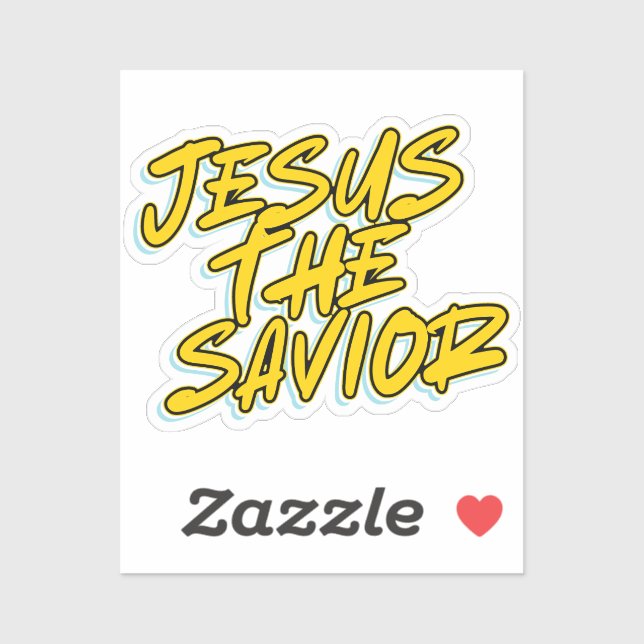 JESUS THE SAVIOR STICKER (Sheet)