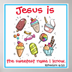 Jesus The Sweetest Name Poster