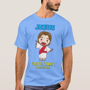 Jesus The Ultimate Deadlifter, Gym Funny Graphic T-Shirt