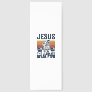 Jesus The Ultimate Deadlifter Vintage Gym Shirt_1 Bookmarks