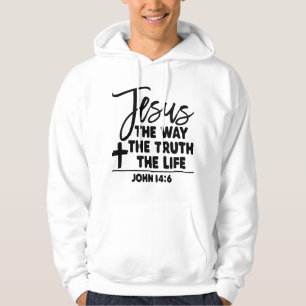 Jesus The Way The Truth The Life Bible Pride Hoodie
