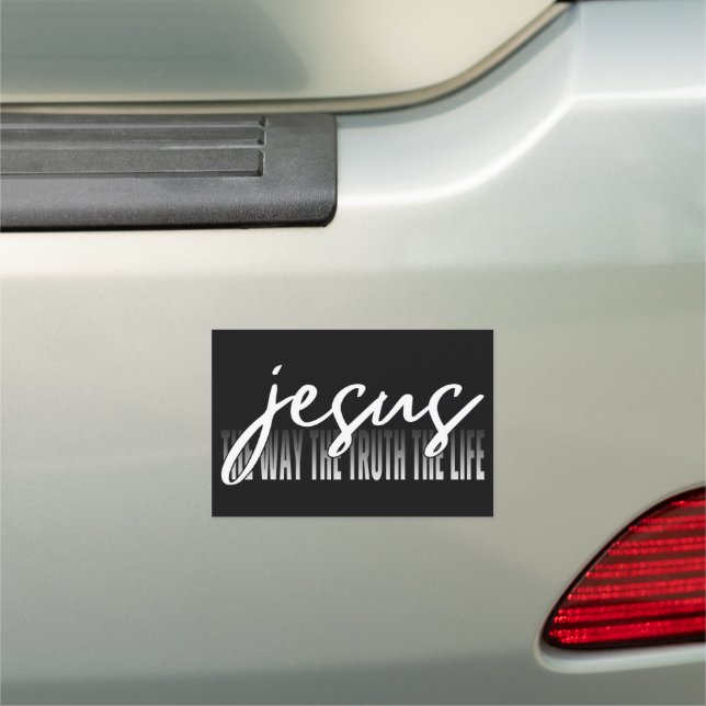 Jesus The Way The Truth The Life Car Magnet (In Situ)