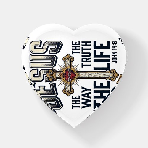Jesus The Way The Truth The Life Christian Shirt Paperweight