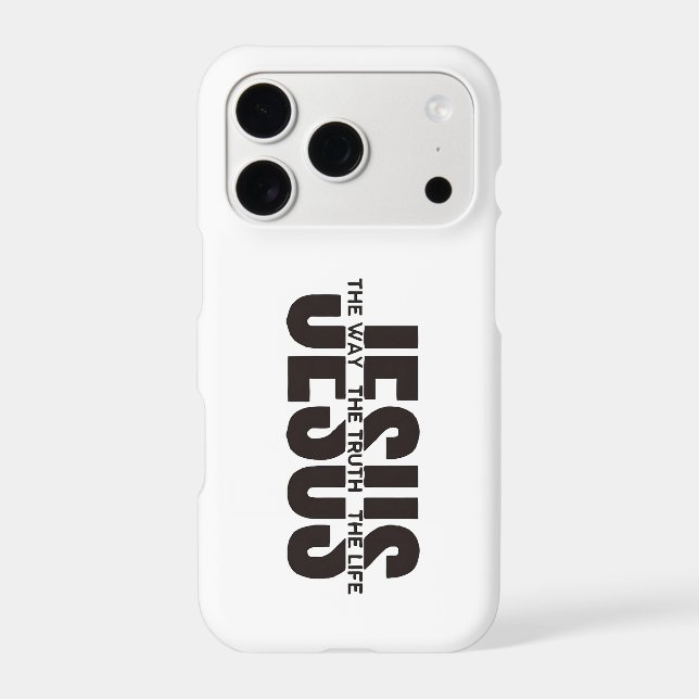 Jesus The Way The Truth The Life iPhone Case (Back)