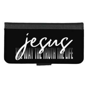 Jesus The Way The Truth The Life iPhone 8/7 Wallet Case