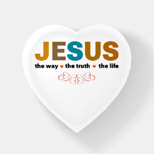 JESUS. THE WAY, THE TRUTH, THE LIFE. PAPERWEIGHT