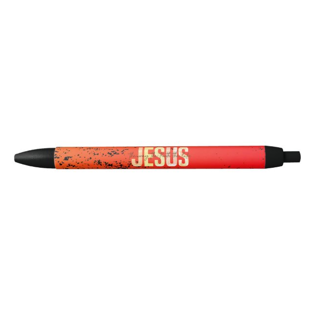 Jesus, The Way, The Truth, The Life Retro Sunset Pen (Front)