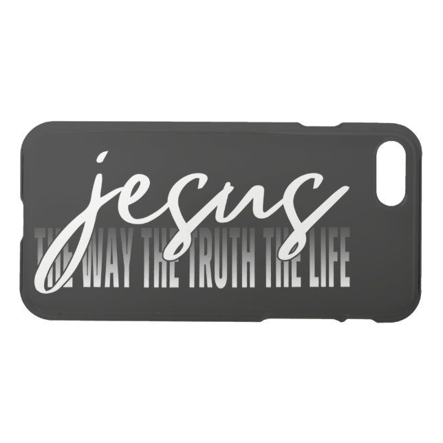 Jesus The Way The Truth The Life Uncommon iPhone Case (Back Horizontal)