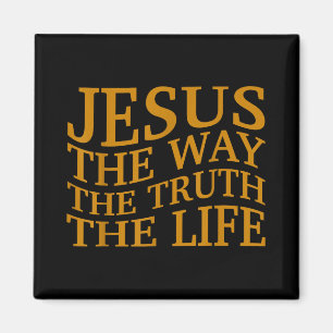 Jesus The Way-truth-life Christian Toddler God Bro Magnet