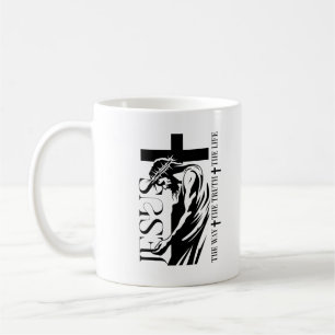 Jesus The Way Truth Life John 14 6 Christian Bible Coffee Mug