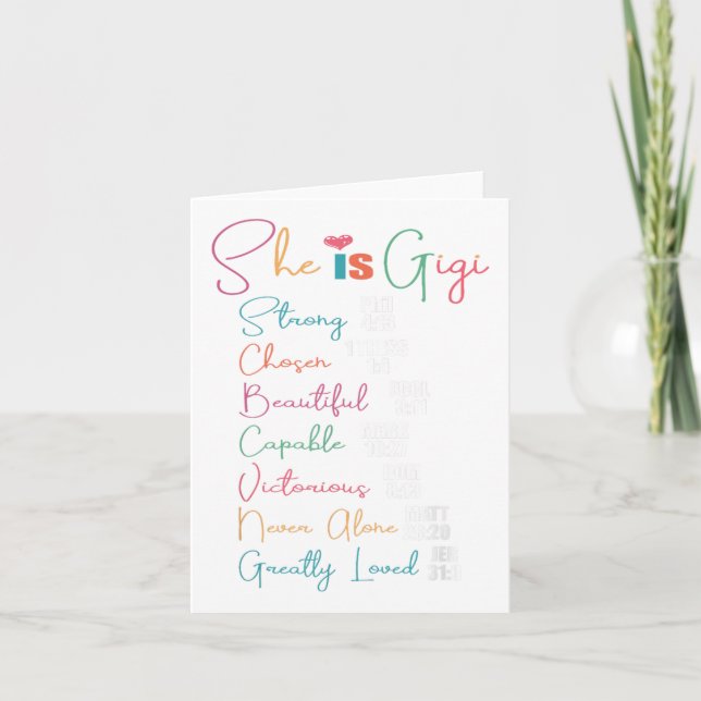 Jesus The Way Truth Life Women Men Kids Christian  Card (Front)