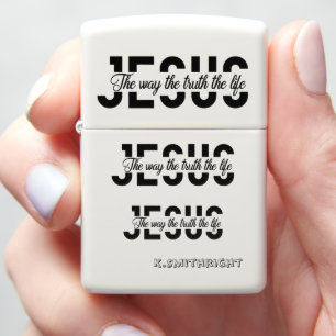 Jesus The Way Truth Life Zippo Lighter