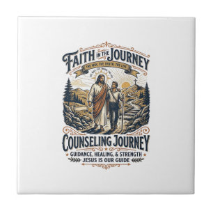 Jesus Therapy Friendly Christian Vintage Shirt Chr Ceramic Tile