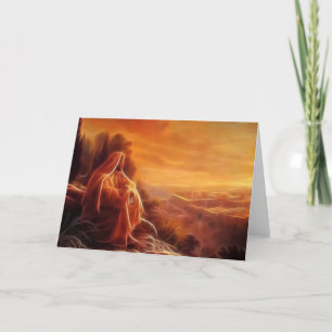 Jesus Thinking About You Holiday Card