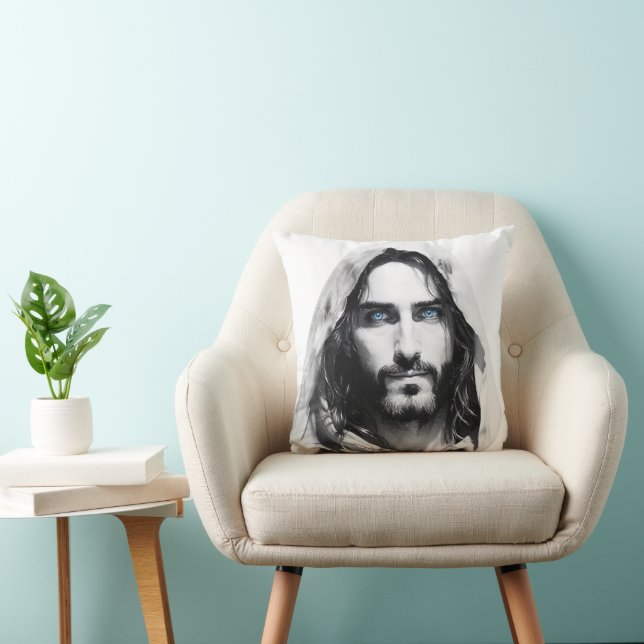 Jesus  throw pillow (Chair)