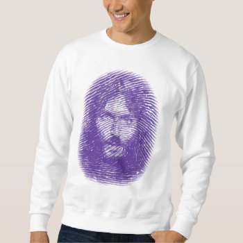 Jesus Thumbs Up Sweatshirt by tempera70 at Zazzle