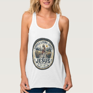Jesus Tiny House Slow Living Vintage Tank Top