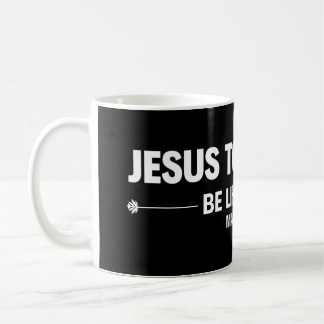 Jesus Took Naps Be Like Jesus Premium T-ShirtJesus Coffee Mug (Left)