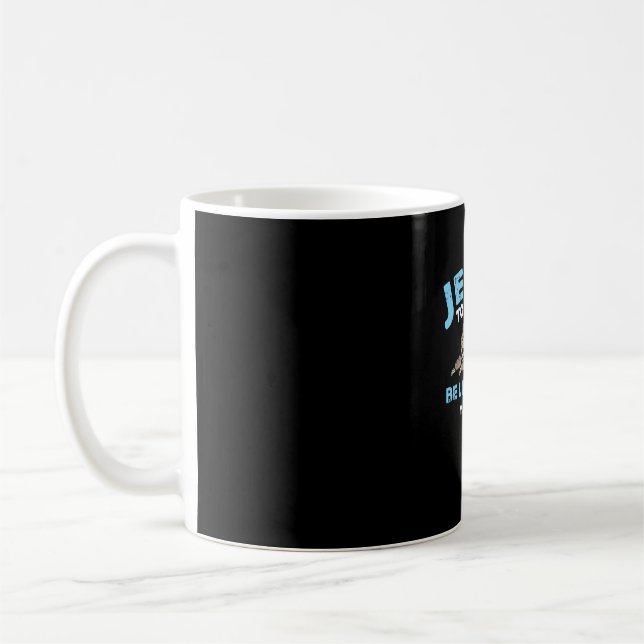 Jesus Took Naps Sloth Funny Bible Verse God Christ Coffee Mug (Left)