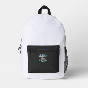 Jesus Took Naps Sloth Funny Bible Verse God Christ Printed Backpack
