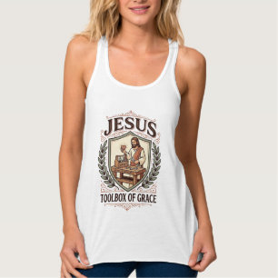 Jesus Toolbox Of Grace Jesus Toolbox Grace Christi Tank Top