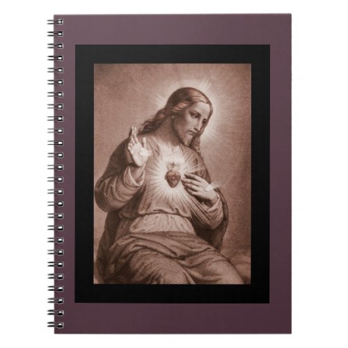 Jesus Touching His Heart Notebook