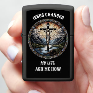 Jesus Transformed My Life – Ask Me How Zippo Lighter