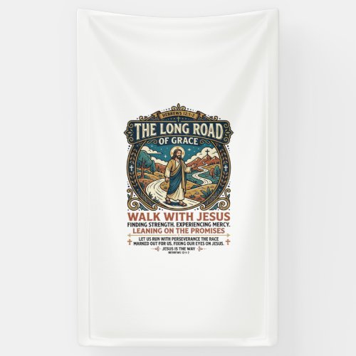 Jesus Trucker Long Haul T-Shirt Inspirational Fait Banner