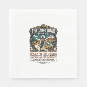 Jesus Trucker Long Haul T-Shirt Inspirational Fait Napkins