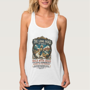 Jesus Trucker Long Haul T-Shirt Inspirational Fait Tank Top