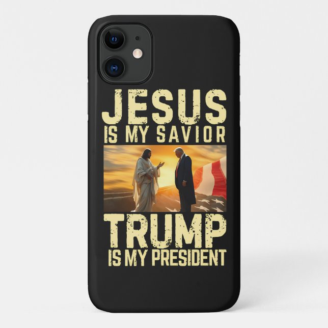 Jesus Trump - Jesus Is My Lord Savior Case-Mate iPhone Case (Back)