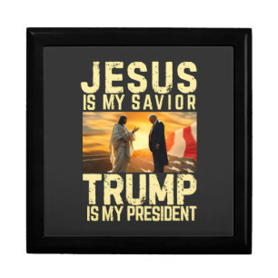 Jesus Trump - Jesus Is My Lord Savior Gift Box