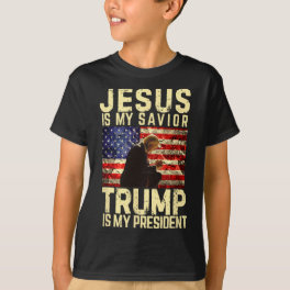 Jesus Trump Tee - Jesus Is My Lord Savior Trump My